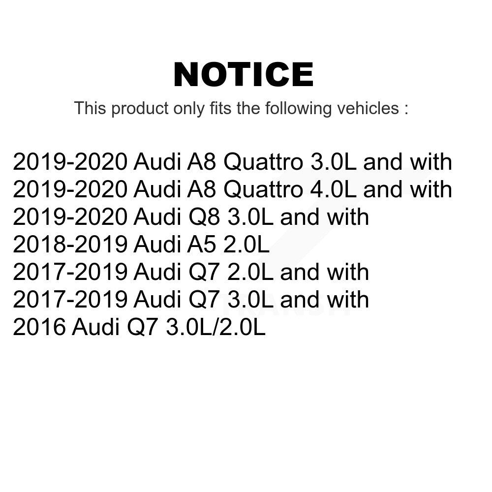 Mpulse Rear Disc Brake Pads Wear Sensor (2 Pack) For Audi Q7 Q8 A8 Quattro A5 KSE-100317