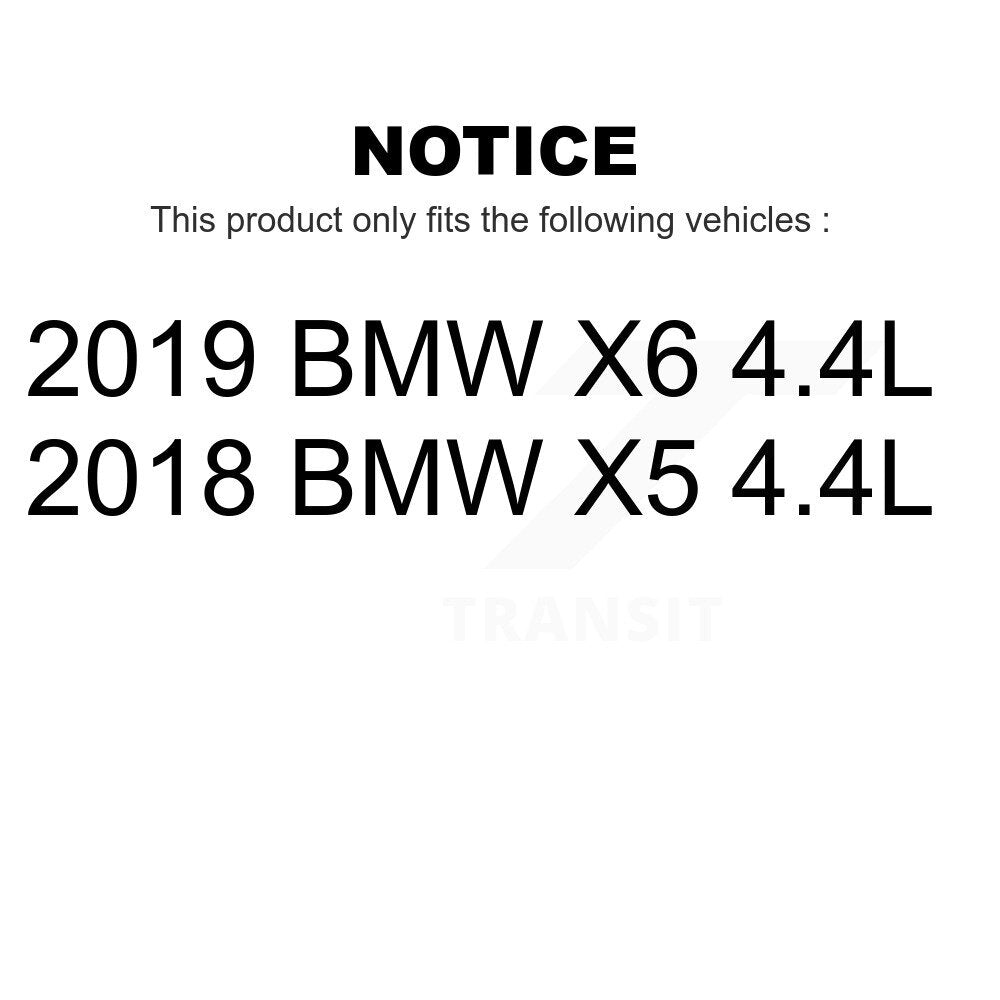 Mpulse Front Disc Brake Pads Wear Sensor (2 Pack) For BMW X5 X6 4.4L KSE-100384