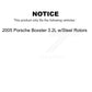 Mpulse Front Rear Disc Brake Pads Wear Sensor (2 Pack) For 2005 Porsche Boxster 3.2L w Steel Rotors KSE-100392
