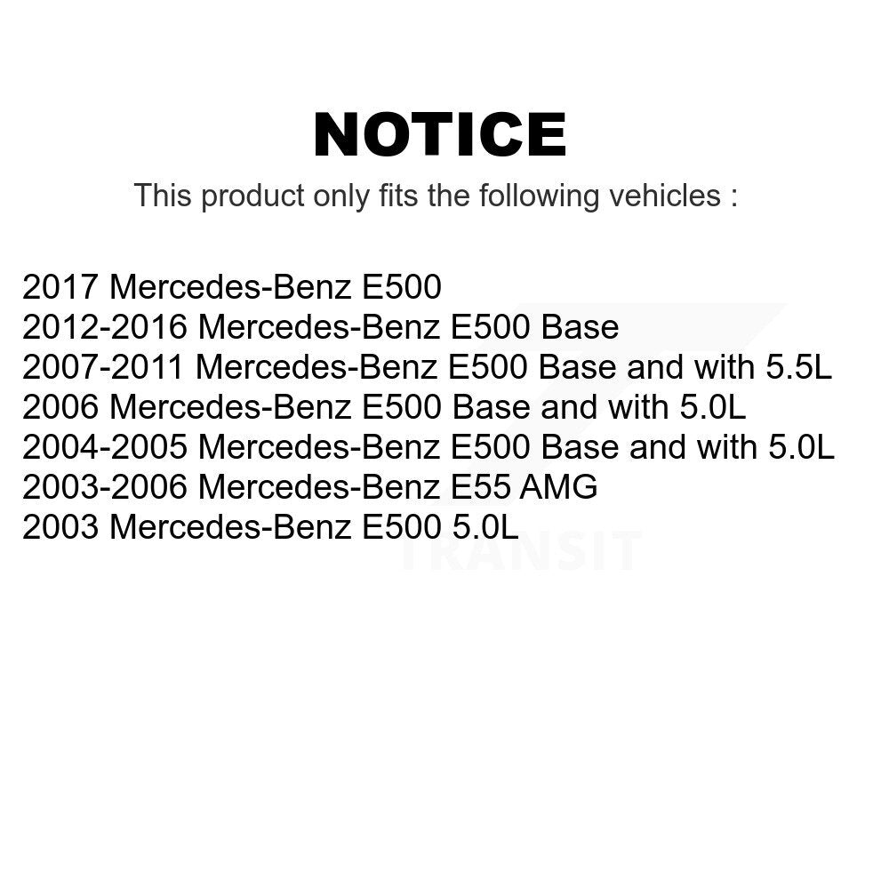 Mpulse Front Rear Disc Brake Pads Wear Sensor (2 Pack) For Mercedes-Benz E500 E55 AMG KSE-100395