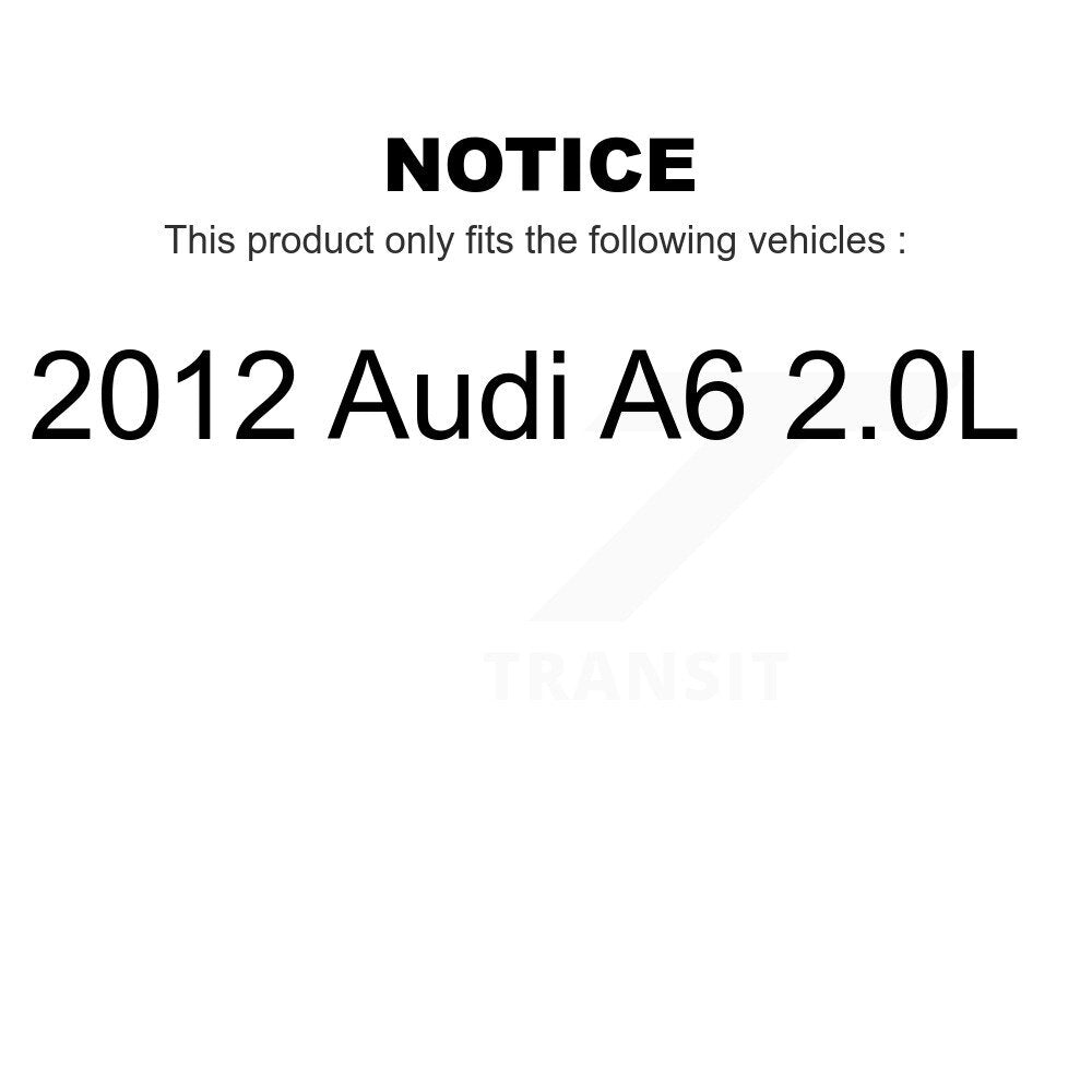 Mpulse Front Rear Disc Brake Pads Wear Sensor (4 Pack) For 2012 Audi A6 2.0L KSE-100399