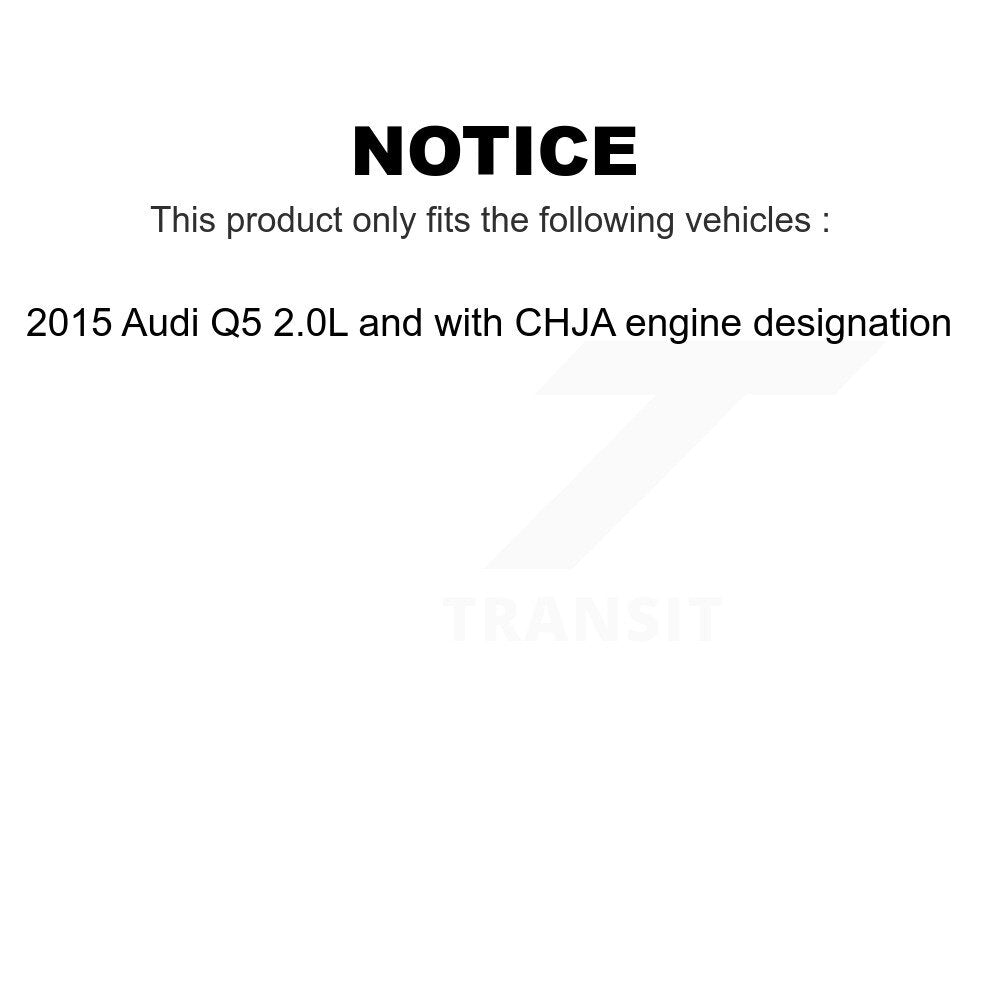 Mpulse Front Rear Disc Brake Pads Wear Sensor (4 Pack) For 2015 Audi Q5 2.0L with CHJA engine designation KSE-100416
