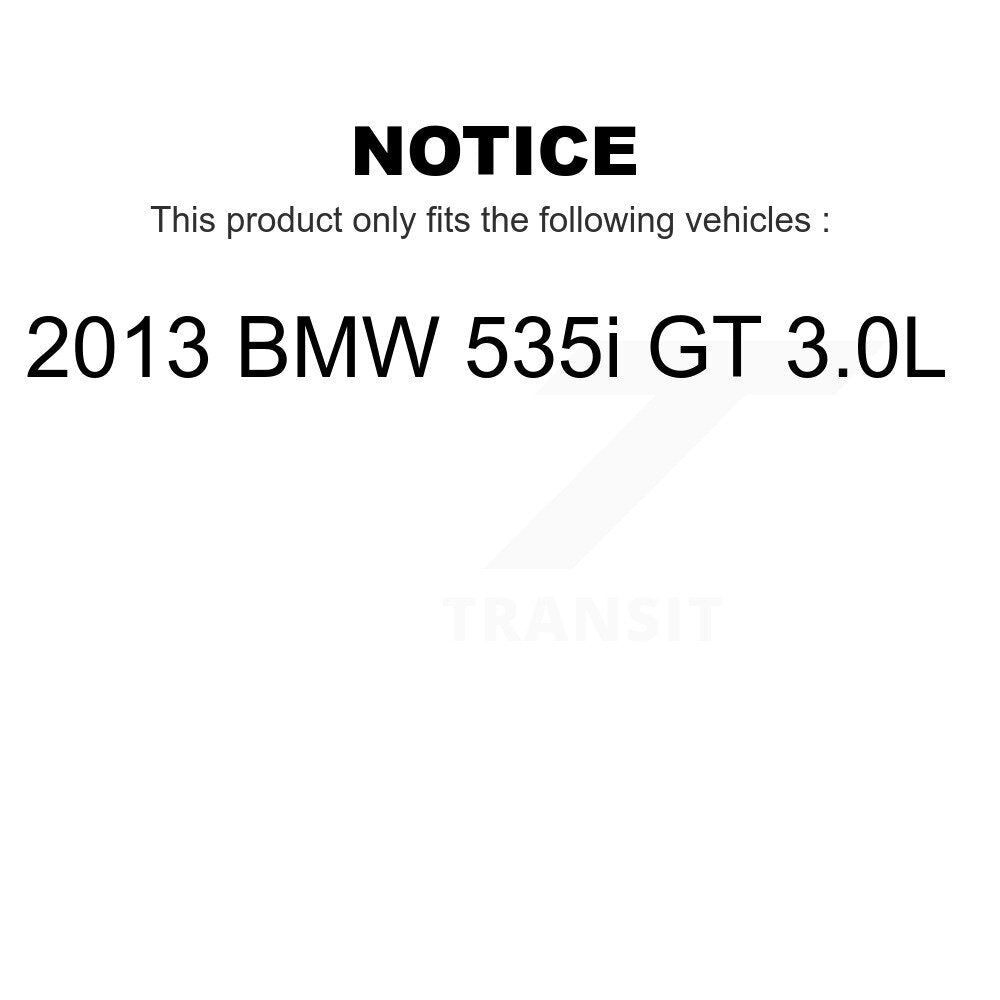 Mpulse Front Rear Disc Brake Pads Wear Sensor (4 Pack) For 2013 BMW 535i GT 3.0L KSE-100437