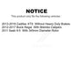 Front Rear Semi-Metallic Brake Pads Kit For Cadillac XTS Buick Regal Saab 9-5 KSM-100007