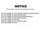 Front Rear Semi-Metallic Brake Pads Kit For BMW X5 X6 KSM-100103