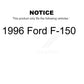 Front Rear Semi-Metallic Brake Pads Kit For 1996 Ford F-150 KSM-100279