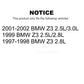 Front Rear Semi-Metallic Brake Pads Kit For BMW Z3 KSM-100322