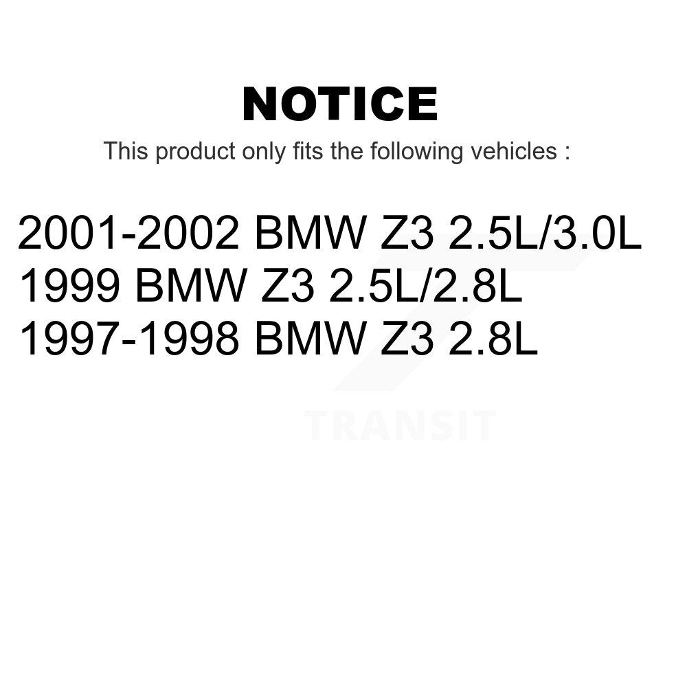 Front Rear Semi-Metallic Brake Pads Kit For BMW Z3 KSM-100322
