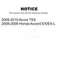Front Rear Semi-Metallic Brake Pads Kit For Honda Accord Acura TSX KSM-100334