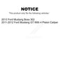 Front Rear Ceramic Brake Pads Kit For Ford Mustang KTC-100008