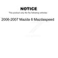 Front Rear Ceramic Brake Pads Kit For 2006-2007 Mazda 6 Mazdaspeed KTC-100095