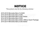 Front Rear Ceramic Brake Pads Kit For Mercedes-Benz E350 E400 CLS400 E250 KTC-100154
