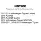 Front Rear Ceramic Brake Pads Kit For Volkswagen Tiguan Audi Q3 Limited Quattro KTC-100168
