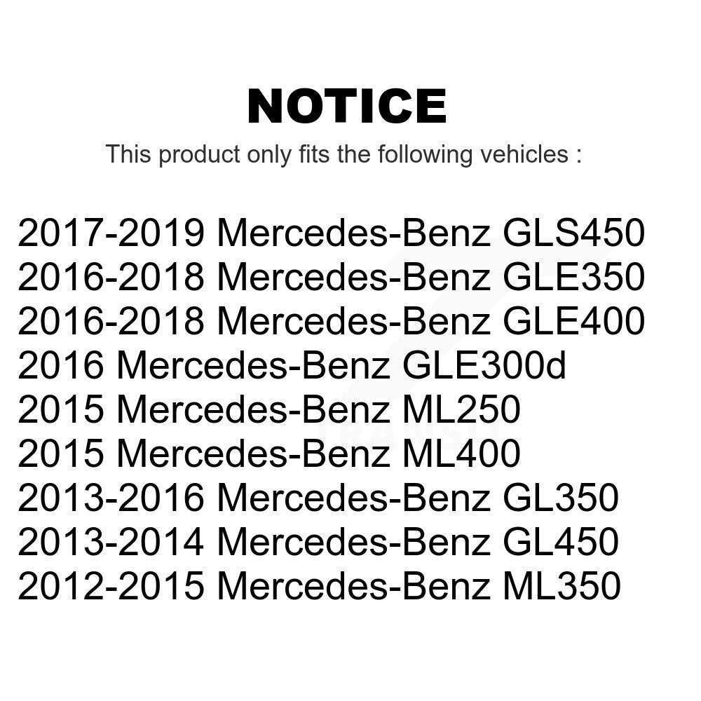 Front Rear Ceramic Brake Pads Kit For Mercedes-Benz ML350 GLE350 GLS450 GL450 GL350 ML400 GLE400 ML250 GLE300d KTC-100214