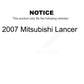 Front Rear Ceramic Brake Pads Kit For 2007 Mitsubishi Lancer KTC-100456