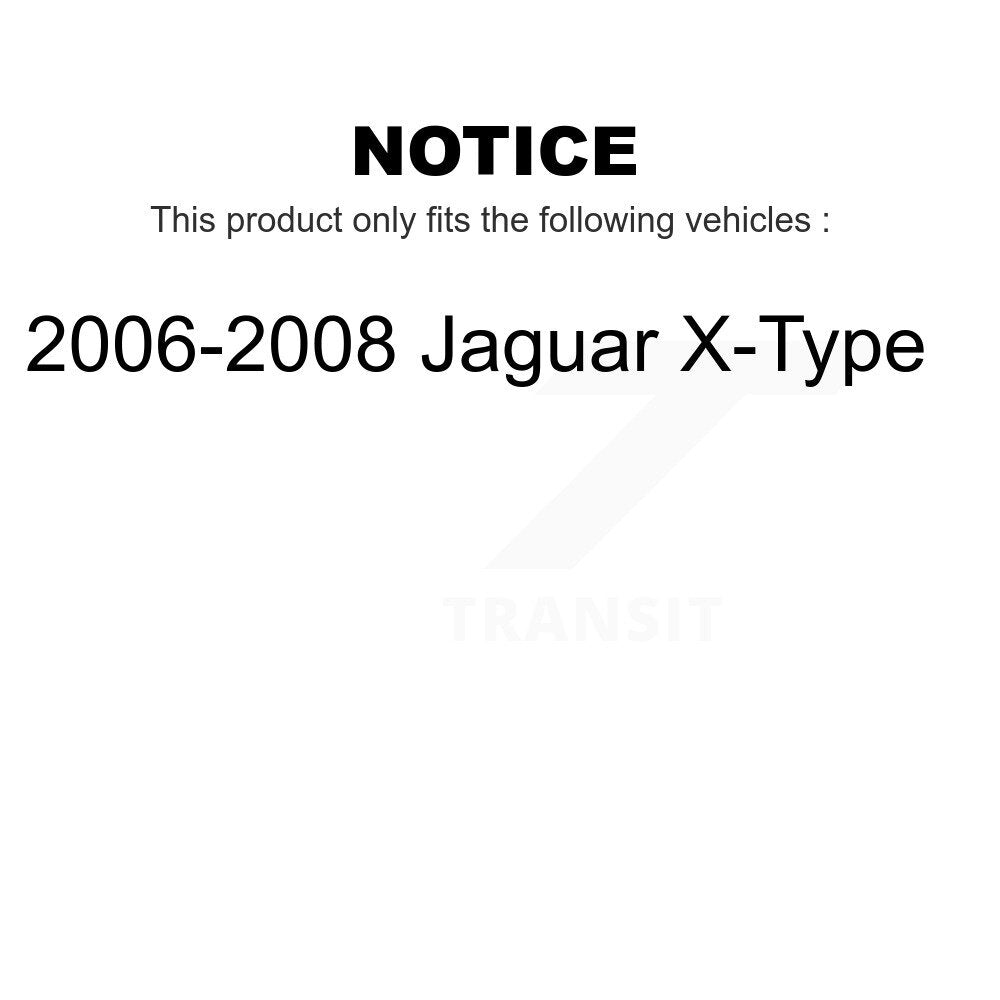 Front Rear Ceramic Brake Pads Kit For 2006-2008 Jaguar X-Type KTC-100464