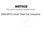 Front Rear Ceramic Brake Pads Kit For 2003-2010 Lincoln Town Car Limousine KTC-100488