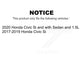 Front Rear Ceramic Brake Pads Kit For Honda Civic KTC-100523