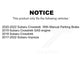 Front Rear Ceramic Brake Pads Kit For Subaru Crosstrek Impreza KTC-100546