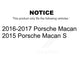 Front Rear Ceramic Brake Pads Kit For Porsche Macan KTC-100564