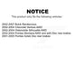 Front Rear Ceramic Brake Pads Kit For Buick Rendezvous Chevrolet Venture Pontiac Montana Aztek Oldsmobile Silhouette KTC-100606