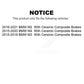Front Rear Ceramic Brake Pads Kit For BMW M4 M3 M2 With Composite Brakes KTC-100743