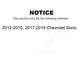 Front Suspension Control Arm And Ball Joint Assembly Stabilizer Bar Link Kit For 2012-2015 2017-2019 Chevrolet Sonic KTR-100164