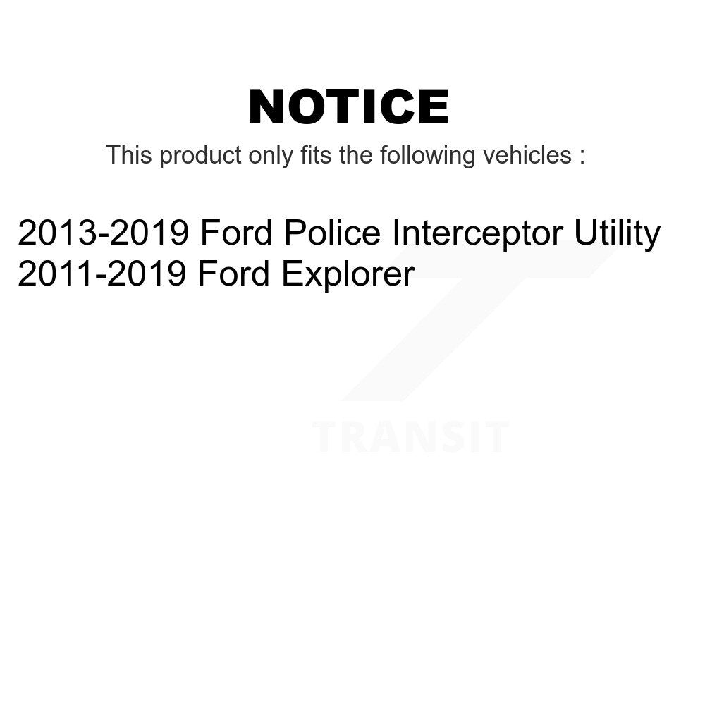 Front Suspension Control Arm And Ball Joint Assembly Stabilizer Bar Link Kit For Ford Explorer Police Interceptor Utility KTR-100236