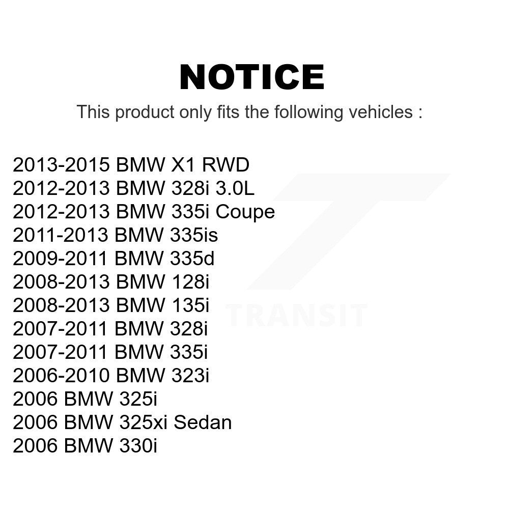 Front Suspension Control Arm And Ball Joint Assembly Stabilizer Bar Link Kit For BMW 328i 335i X1 325i 128i 330i 135i 325xi 335d 335is 323i KTR-100269