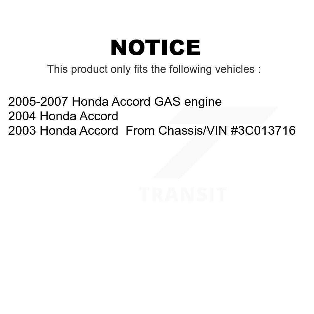 Front Suspension Control Arm And Ball Joint Assembly Stabilizer Bar Link Kit For Honda Accord KTR-100306