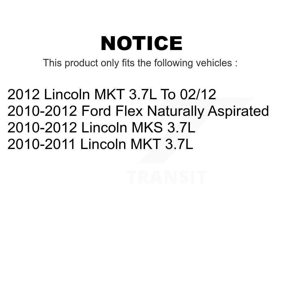 Front Suspension Control Arm And Ball Joint Assembly Steering Tie Rod End Stabilizer Bar Link Kit (8Pc) For Ford Flex Lincoln MKS MKT KTR-100474