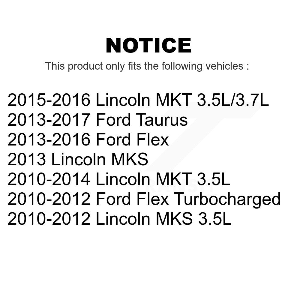 Front Suspension Control Arm And Ball Joint Assembly Steering Tie Rod End Stabilizer Bar Link Kit (8Pc) For Ford Taurus Flex Lincoln MKS MKT KTR-100475