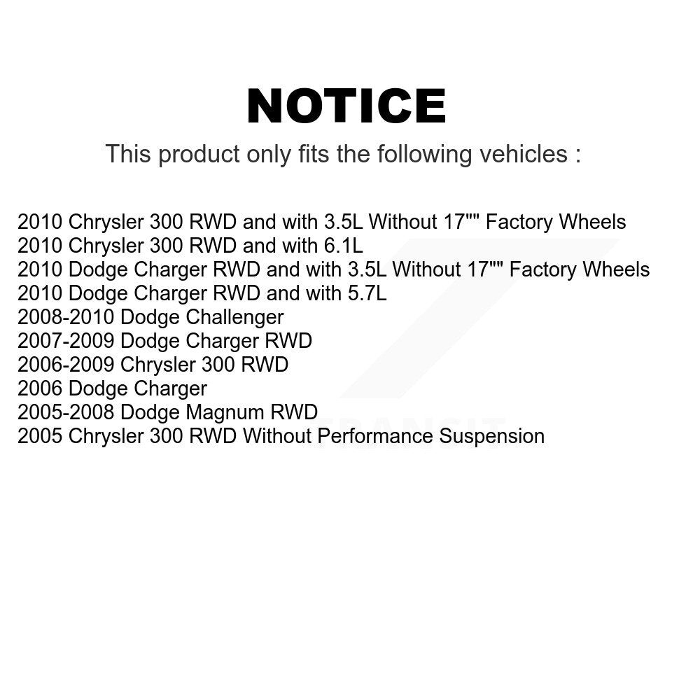 Front Suspension Control Arm And Ball Joint Assembly Steering Tie Rod End Stabilizer Bar Link Kit (6Pc) For Dodge Chrysler 300 Charger Magnum Challenger KTR-100500