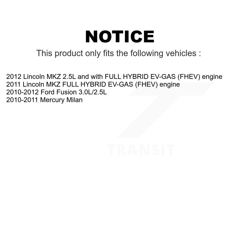 Front Suspension Control Arm And Ball Joint Assembly Steering Tie Rod End Stabilizer Bar Link Kit (8Pc) For Ford Fusion Lincoln MKZ Mercury Milan KTR-100512