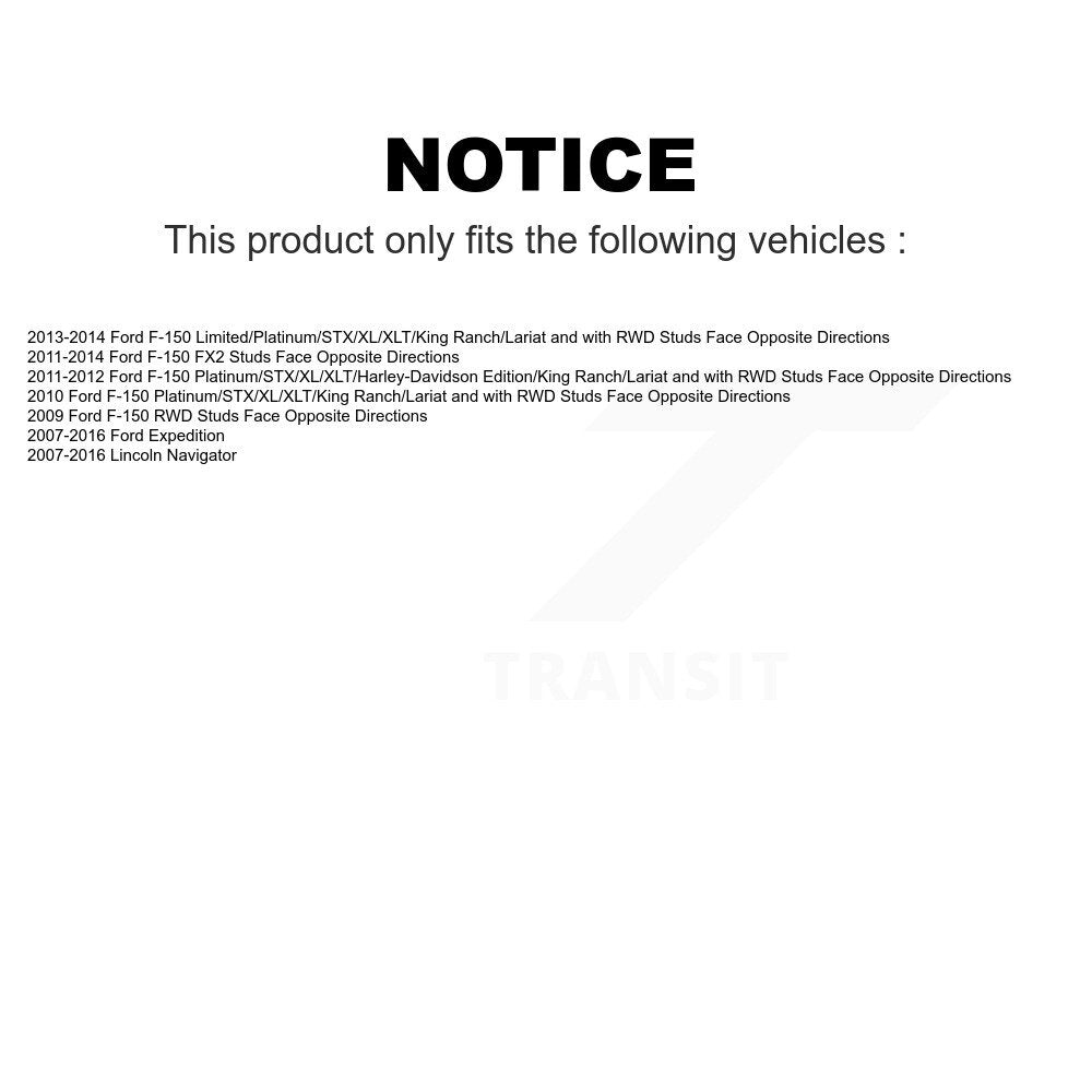 Front Suspension Control Arm And Ball Joint Assembly Steering Tie Rod End Stabilizer Bar Link Kit (8Pc) For Ford F-150 Expedition Lincoln Navigator KTR-100525