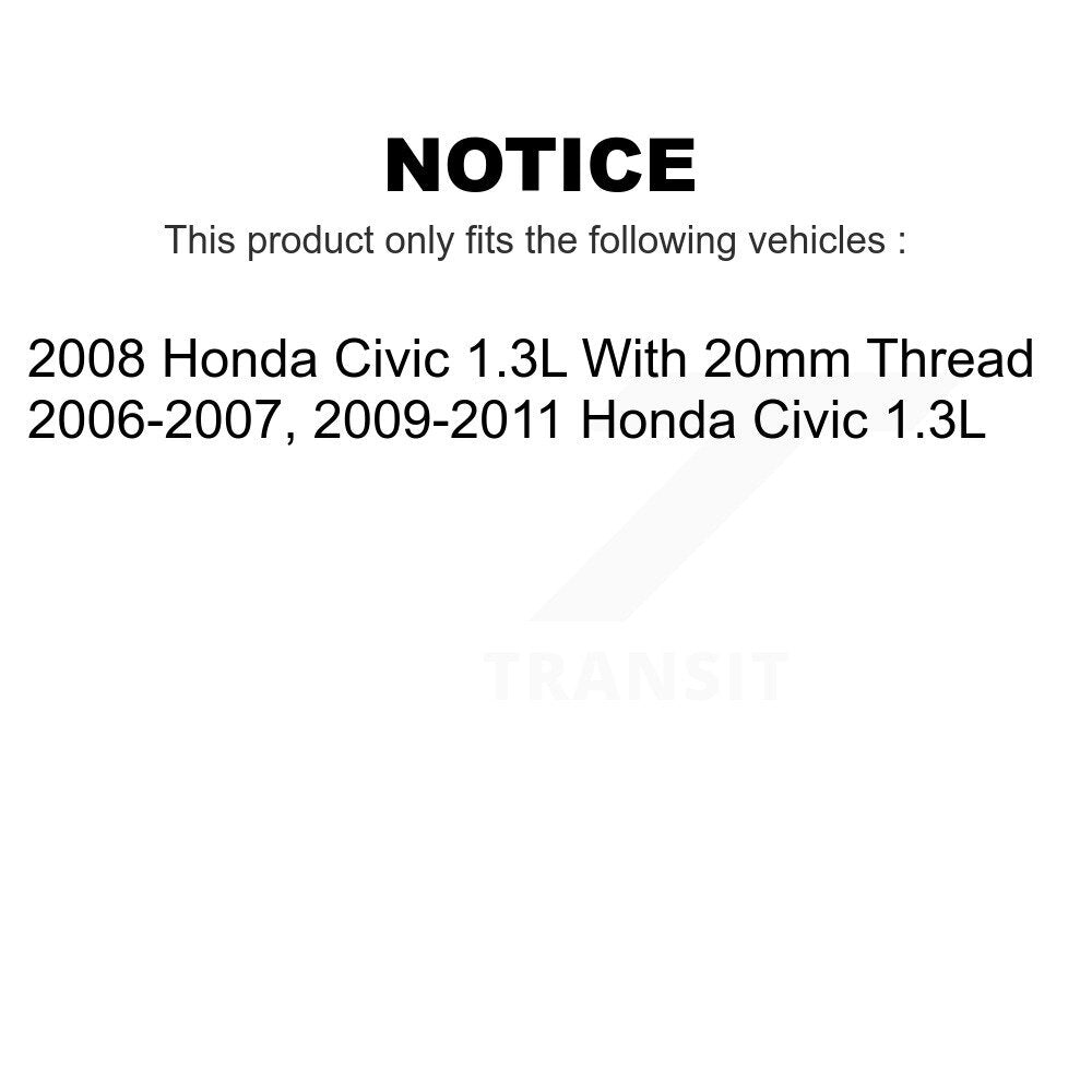 Front Suspension Control Arm And Ball Joint Assembly Steering Tie Rod End Stabilizer Bar Link Kit (8Pc) For Honda Civic 1.3L KTR-100598