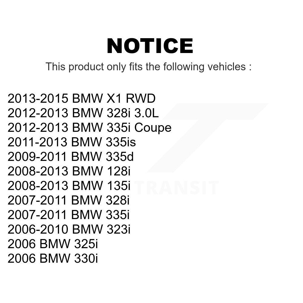 Front Suspension Control Arm And Ball Joint Assembly Steering Tie Rod End Stabilizer Bar Link Kit (8Pc) For BMW 328i 335i X1 325i 128i 330i 135i 335d 335is 323i KTR-100623