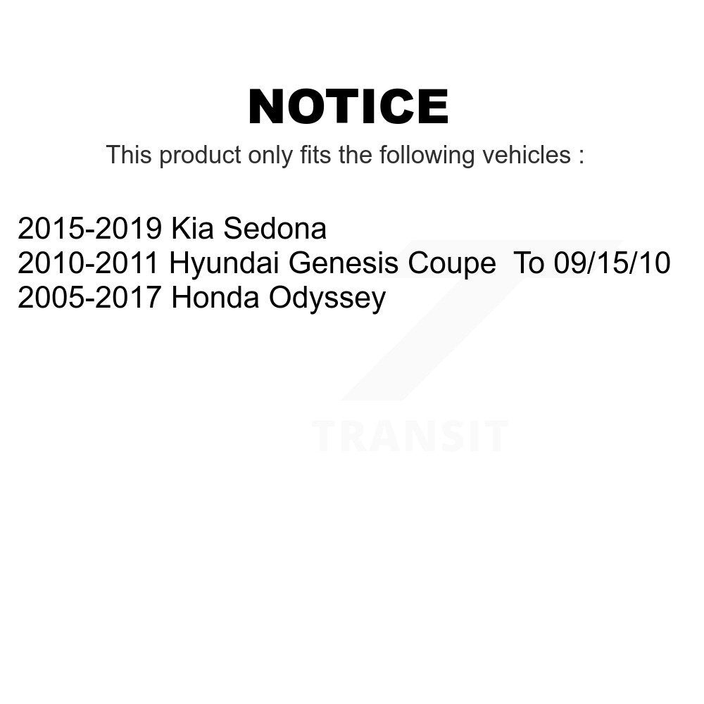 Front Suspension Stabilizer Bar Link Pair For Honda Odyssey Kia Sedona Hyundai Genesis Coupe KTR-100719
