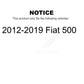Front Suspension Stabilizer Bar Link Pair For 2012-2019 Fiat 500 KTR-100733
