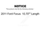 Front Suspension Stabilizer Bar Link Pair For 2011 Ford Focus 10.70" Length KTR-100739