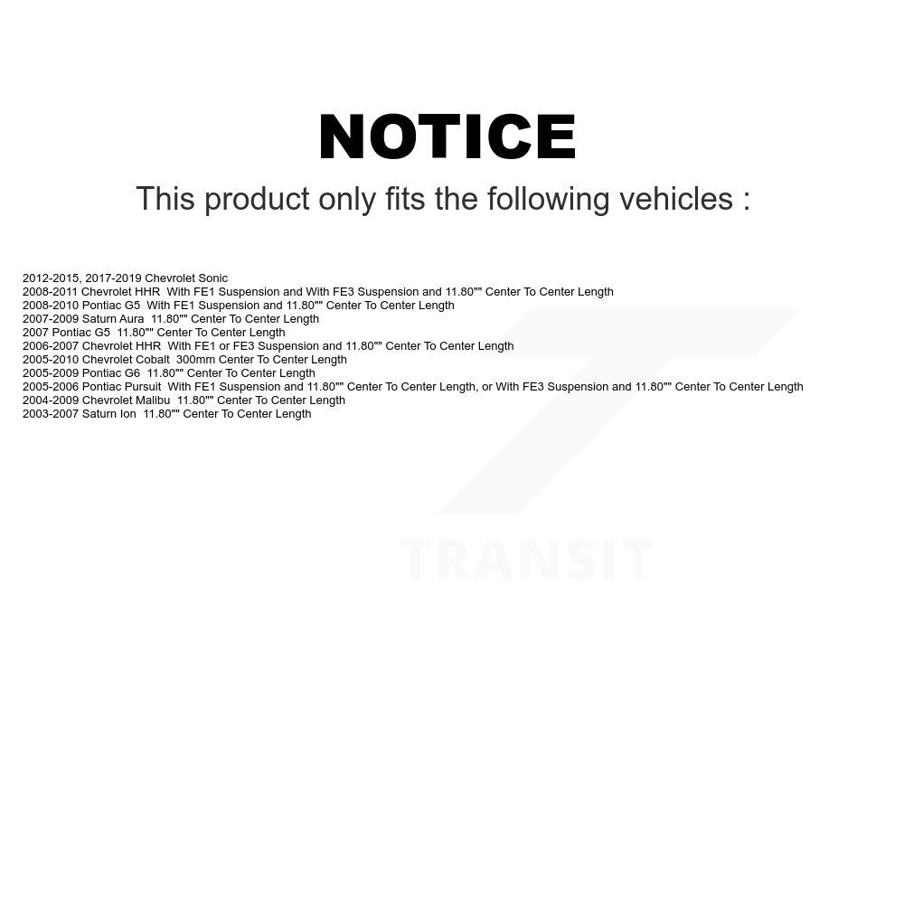 Front Suspension Stabilizer Bar Link Pair For Chevrolet Cobalt Malibu Pontiac G6 HHR Saturn Sonic Ion Aura G5 Pursuit KTR-100757