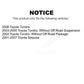 Front Suspension Stabilizer Bar Link Pair For Toyota Tundra Sequoia KTR-100826