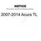 Front Suspension Stabilizer Bar Link Kit For 2007-2014 Acura TL KTR-100846