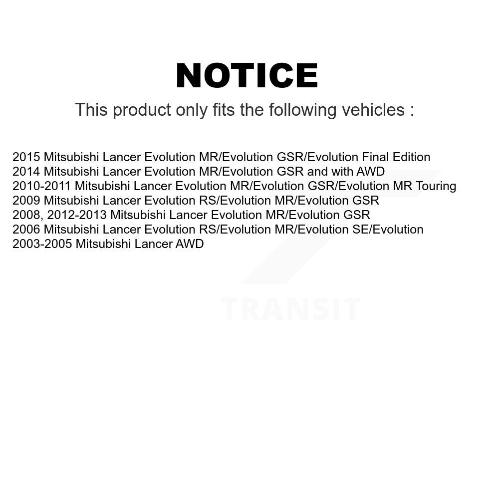 Front Suspension Stabilizer Bar Link Kit For Mitsubishi Lancer KTR-100859