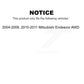 Rear Suspension Stabilizer Bar Link Pair For 2004-2008 2010-2011 Mitsubishi Endeavor AWD KTR-100958