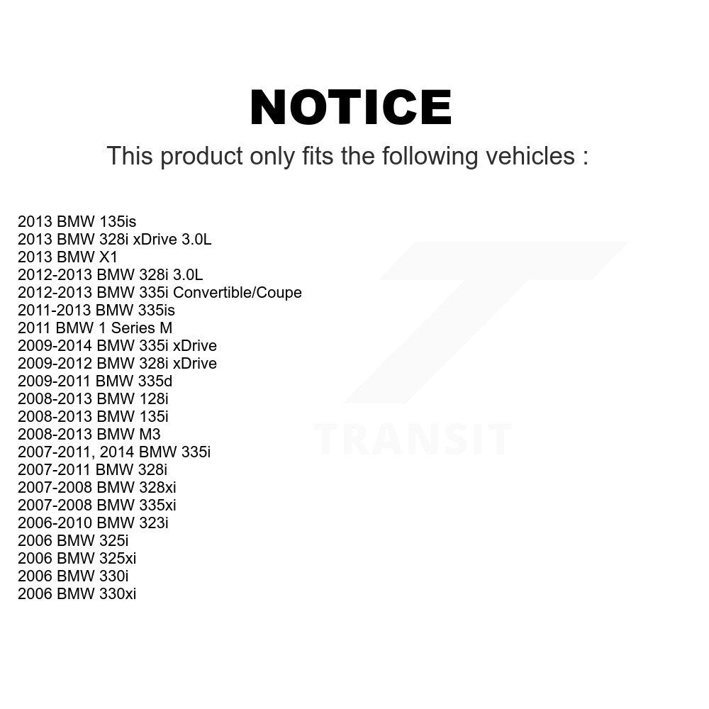 Rear Suspension Stabilizer Bar Link Pair For BMW 328i xDrive 335i 325i 328xi 128i 330i M3 135i X1 325xi 335xi 335d 330xi 335is 135is 1 Series M 323i KTR-100963