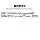 Rear Suspension Stabilizer Bar Link Pair For Hyundai Tucson Kia Sportage AWD KTR-100988