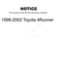 Rear Suspension Stabilizer Bar Link Pair For 1996-2002 Toyota 4Runner KTR-101047