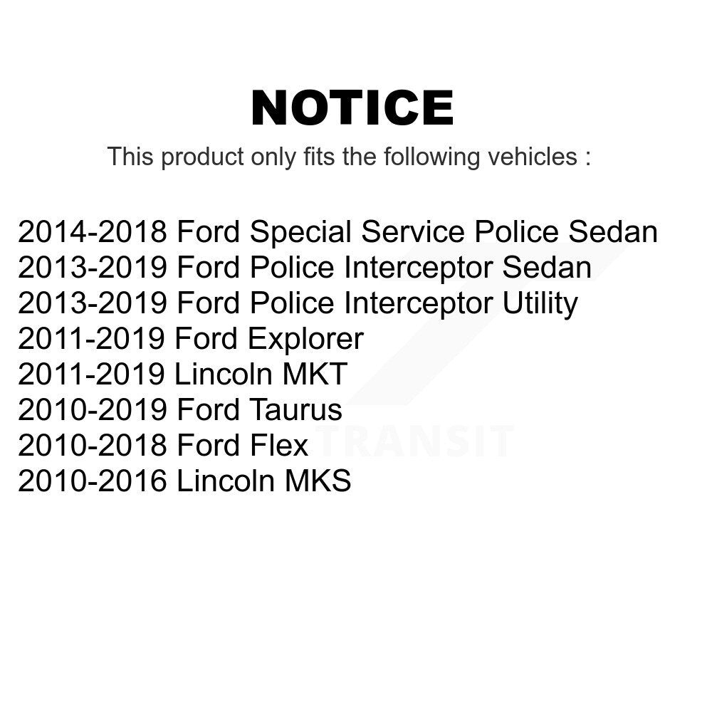 Rear Suspension Stabilizer Bar Link Kit For Ford Explorer Taurus Flex Police Interceptor Utility Lincoln MKS Sedan MKT Special Service KTR-101078
