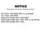 Front Suspension Ball Joints Pair For Dodge Ram 1500 KTR-101212